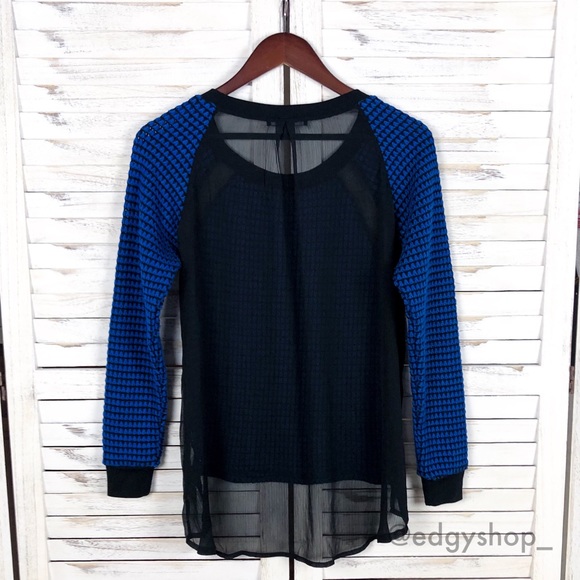 Sanctuary | Mixed Media Hi Lo Sweater - Picture 3 of 6